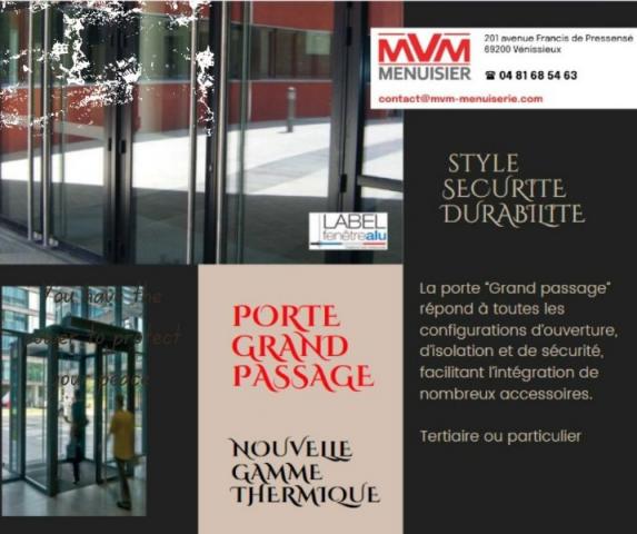 Optimisez vos espaces vitrés avec MVM Menuisier - RHÔNE LYON ET SON DEPARTEMENT